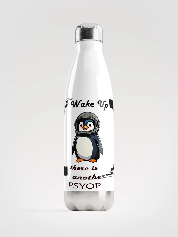 Psychedelic Penguin Stainless Steel Water Bottle product image (1)