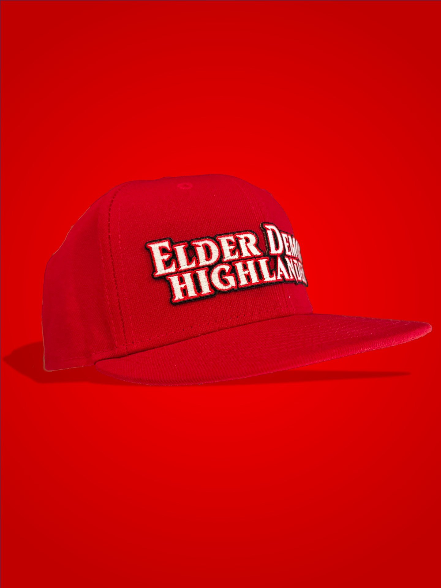 Snapback Cap - Elder Demon Highlander Retro Logo / Glow in the Dark product image (1)