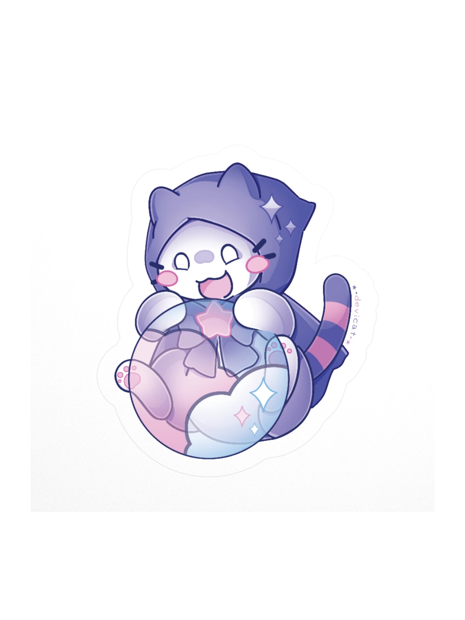 CandiCat Fortune Teller 2025 Sticker product image (1)