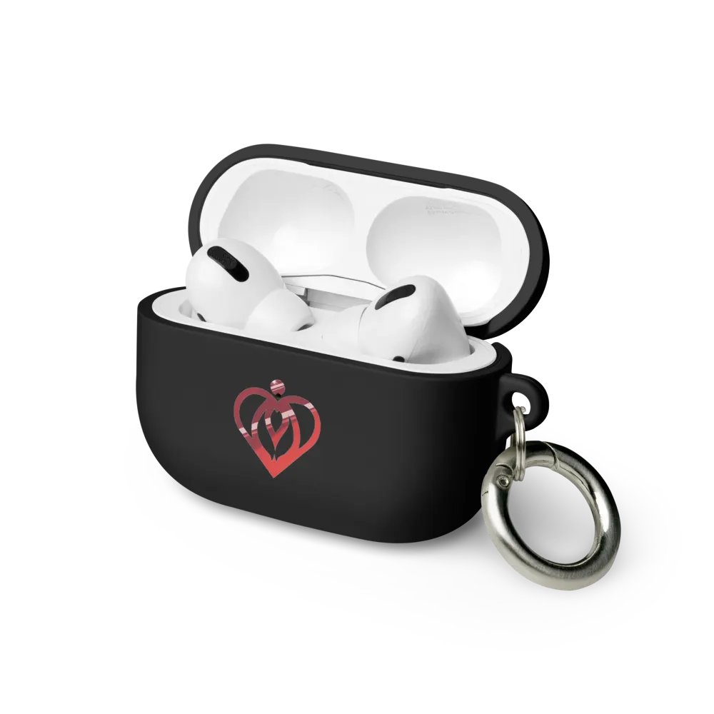 Noir Heart AirPod case product image (14)