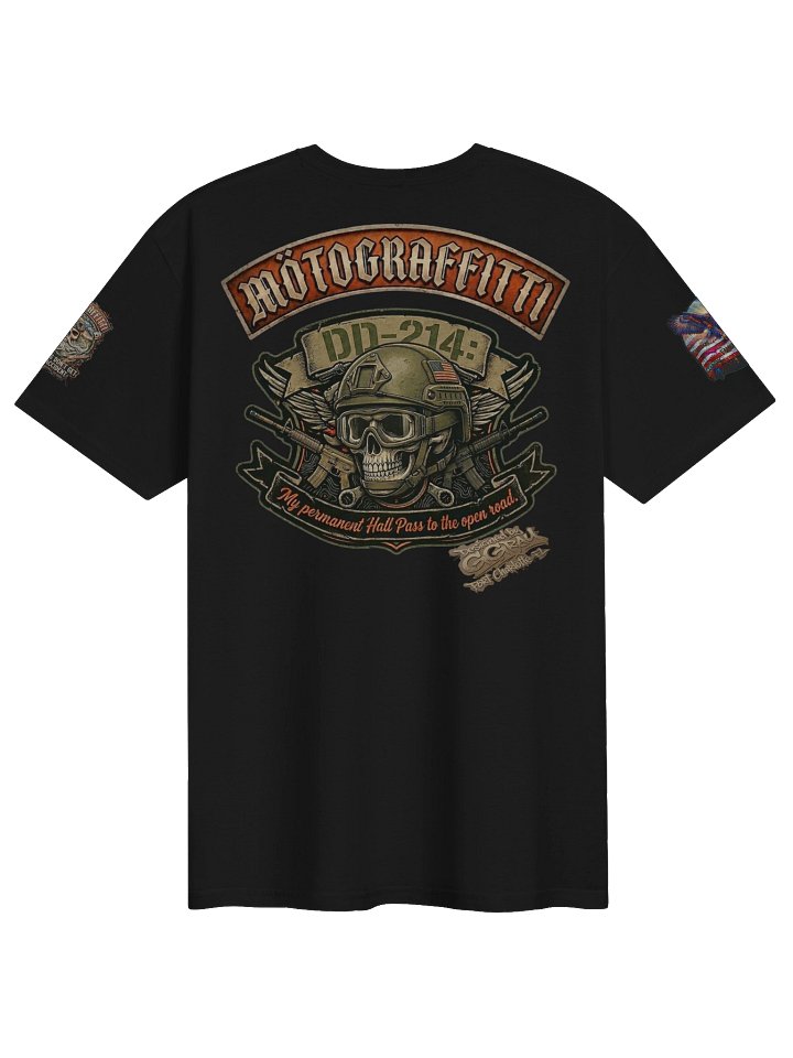 MötoGraffitti DD-214 T-Shirt product image (7)