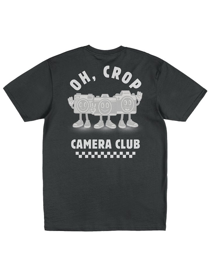 Oh Crop Camera Club Vintage Graphic Tee (Black) product image (2)