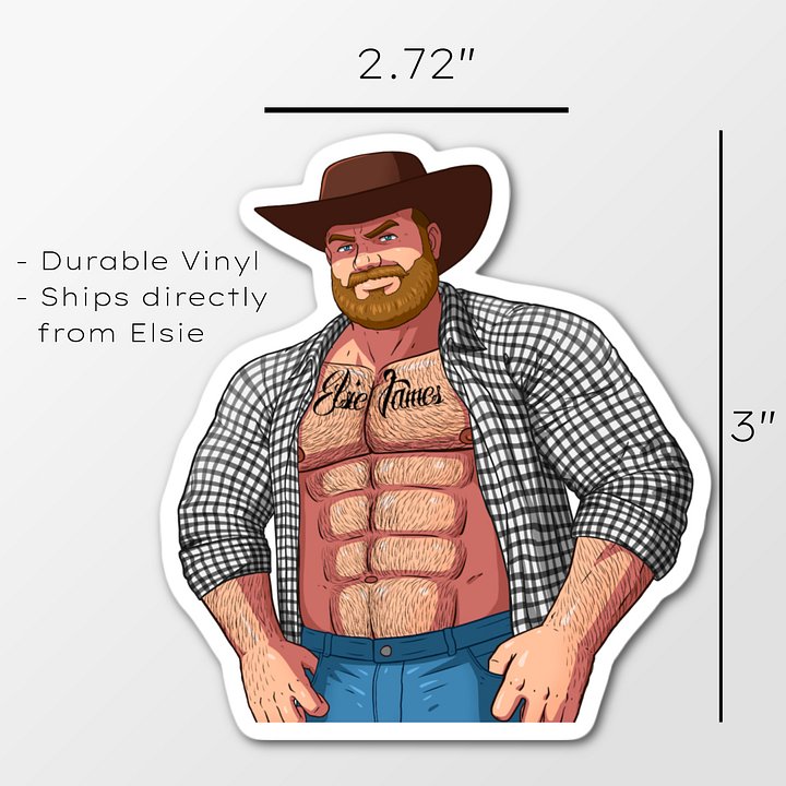 Vinyl Sticker: Plaid Rancher product image (2)