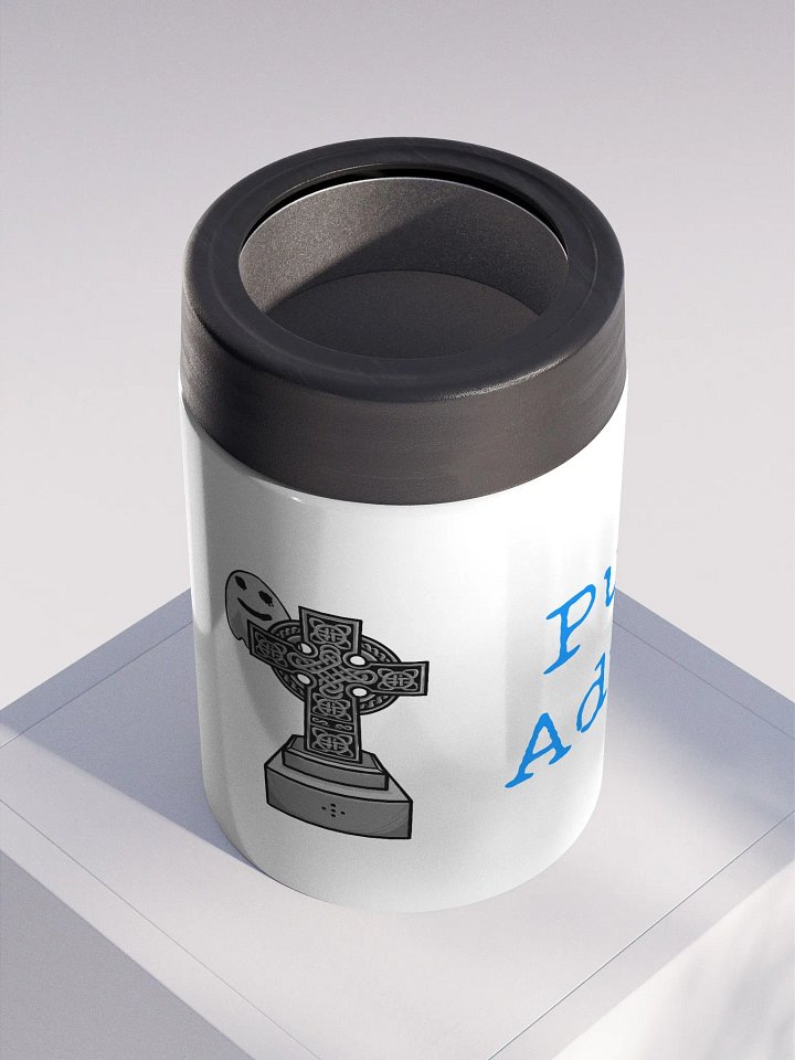 ghost behind cross Stainless Steel Koozie product image (2)
