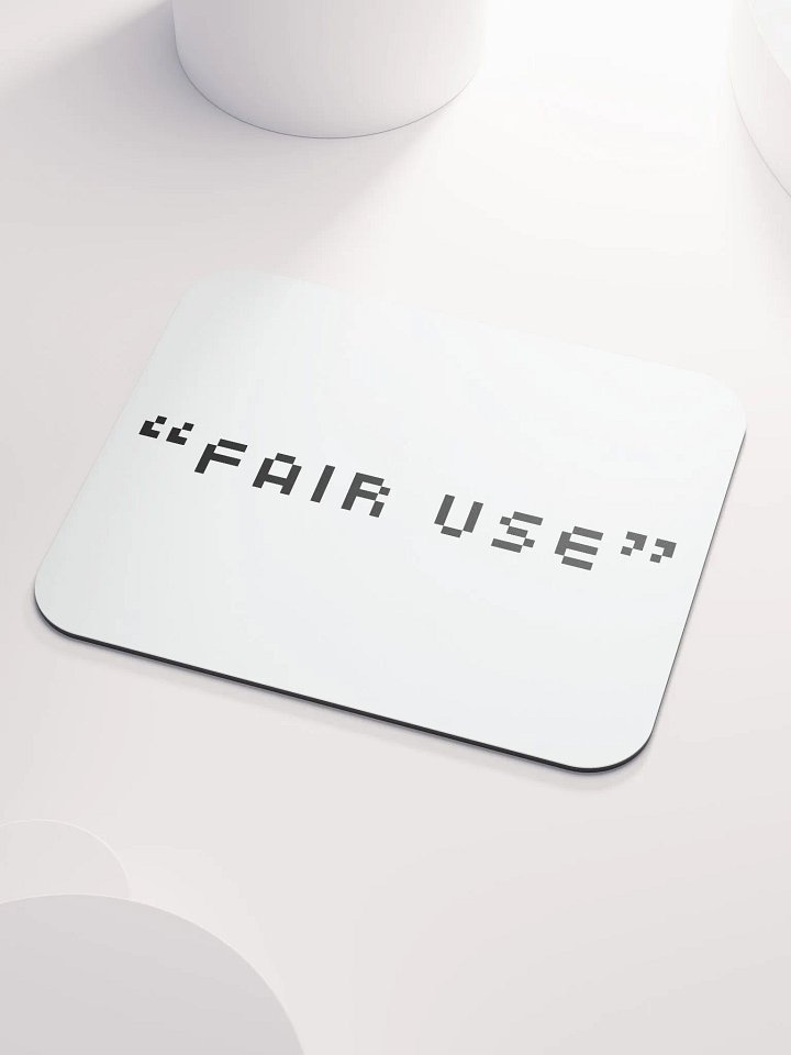 “Fair Use” Mouse Pad product image (1)