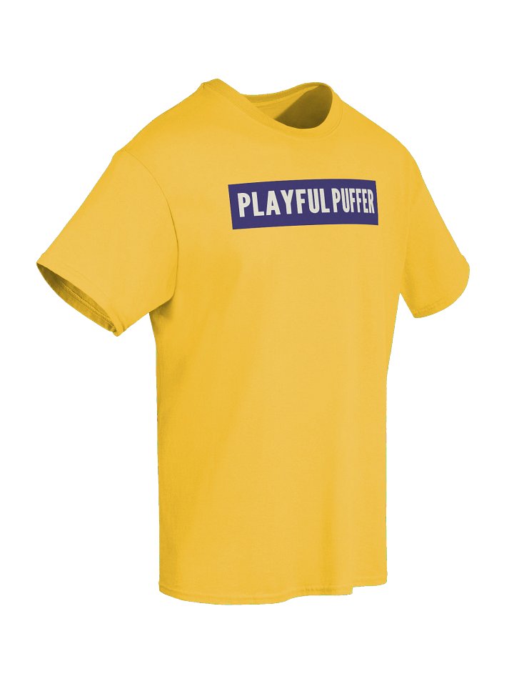 Playful Puffer Logo Shirt – Minimal Brand Graphic T-Shirt product image (2)