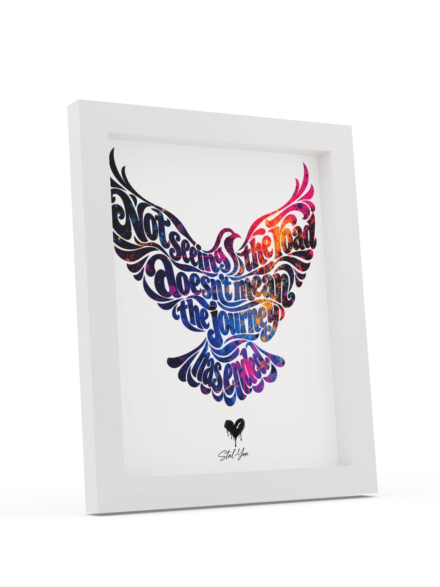 Faith Takes Flight — Eternal Love Wall Art - Vivid Hues product image (4)