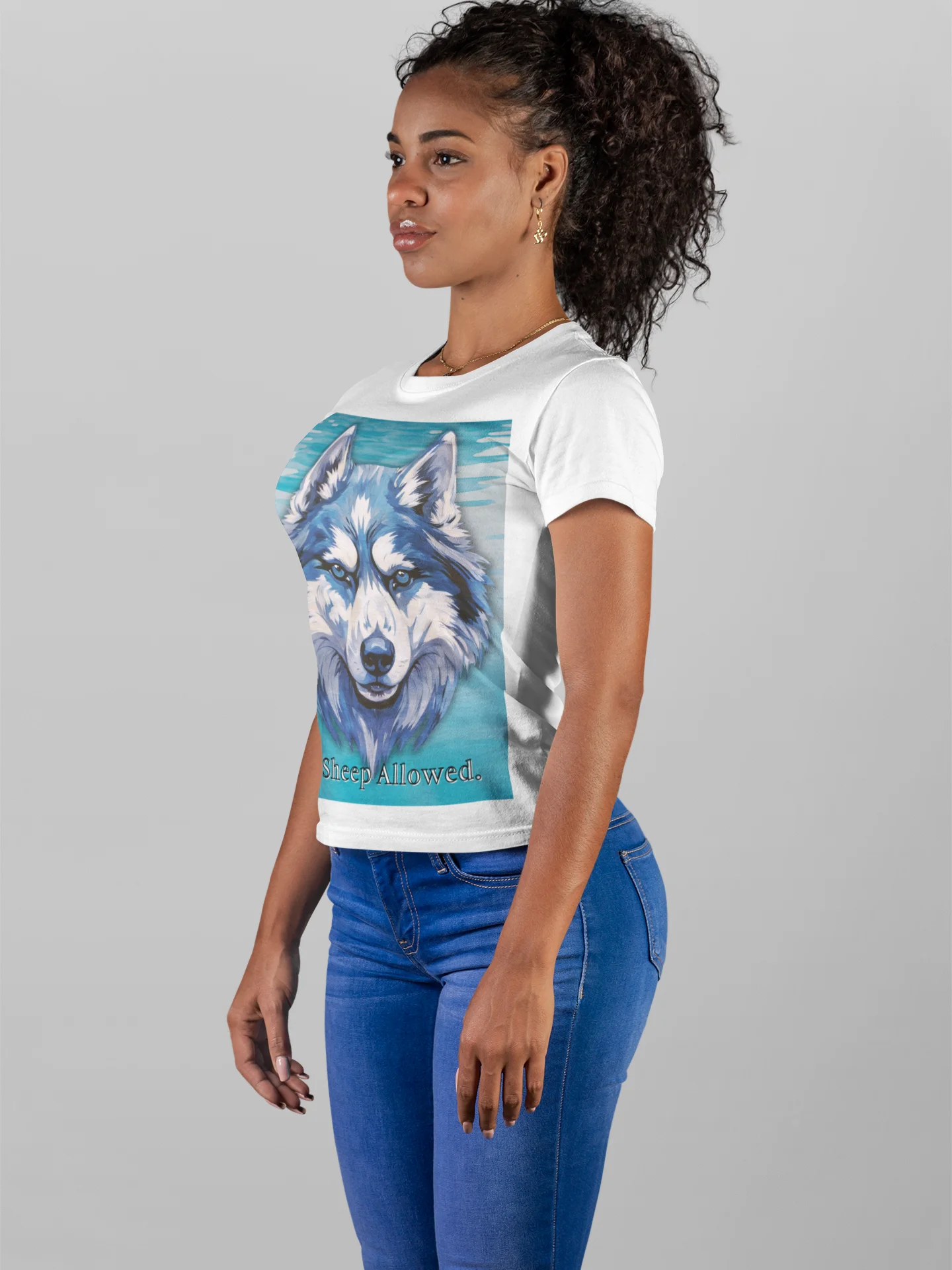 Never the Prey Wolf Graphic Tee product image (9)