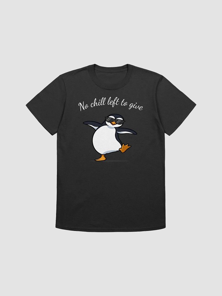 Funny Penguin T-Shirt - No Chill Left To Give Cool Design product image (2)