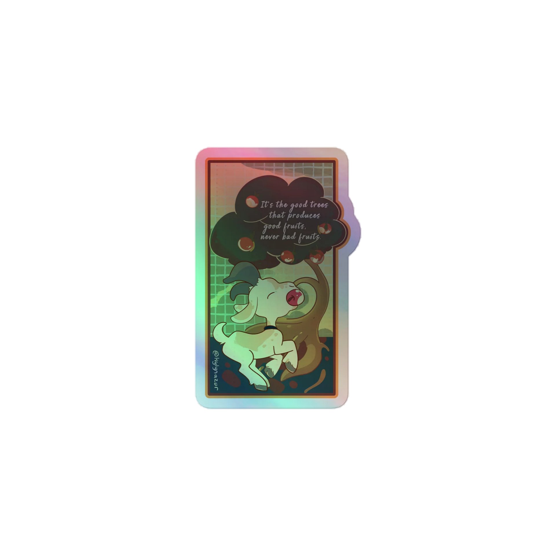 Holographic Goat Sticker product image (1)