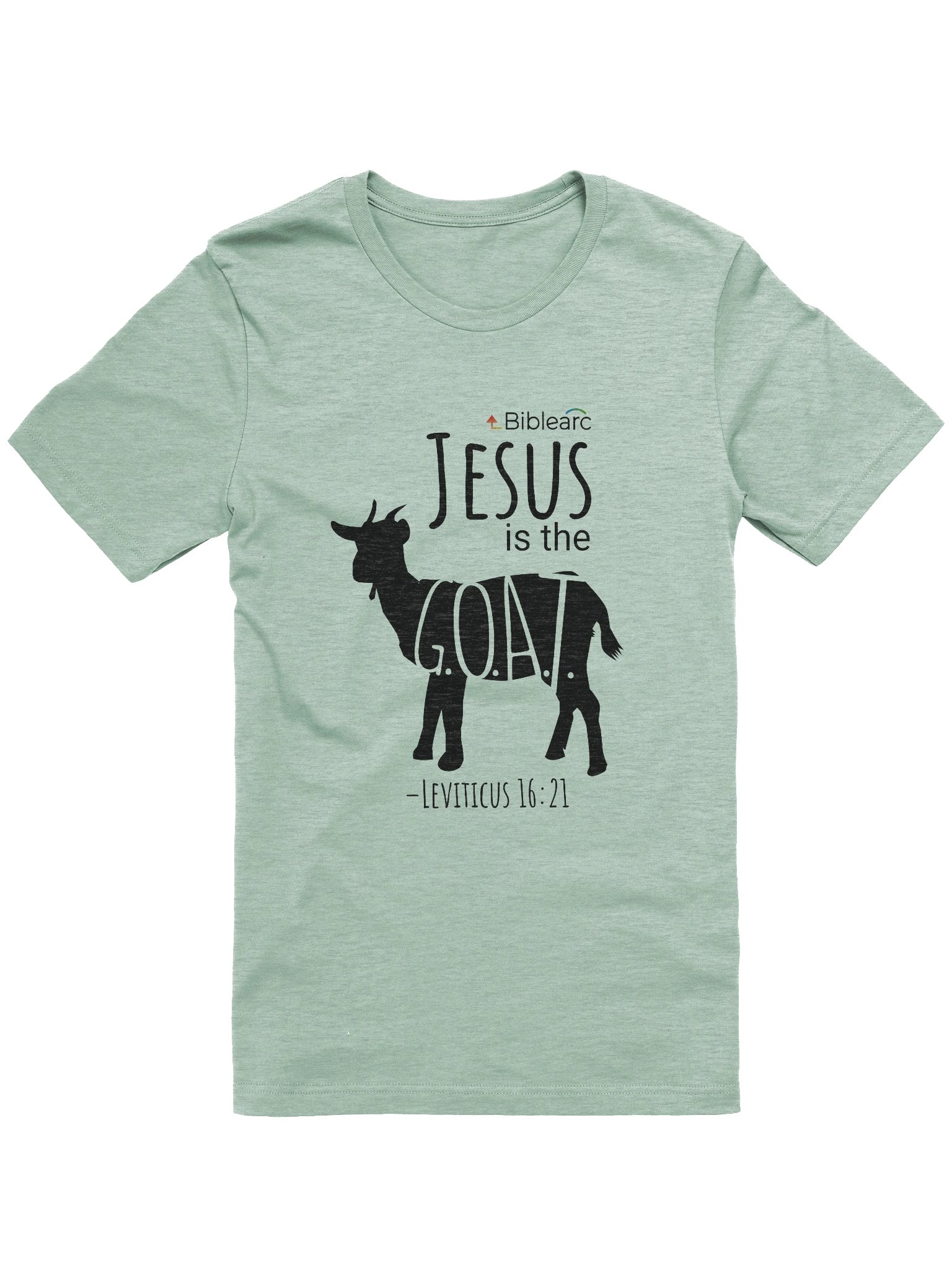 Jesus is the G.O.A.T. T-Shirt (One-Sided, Light Colors) product image (1)