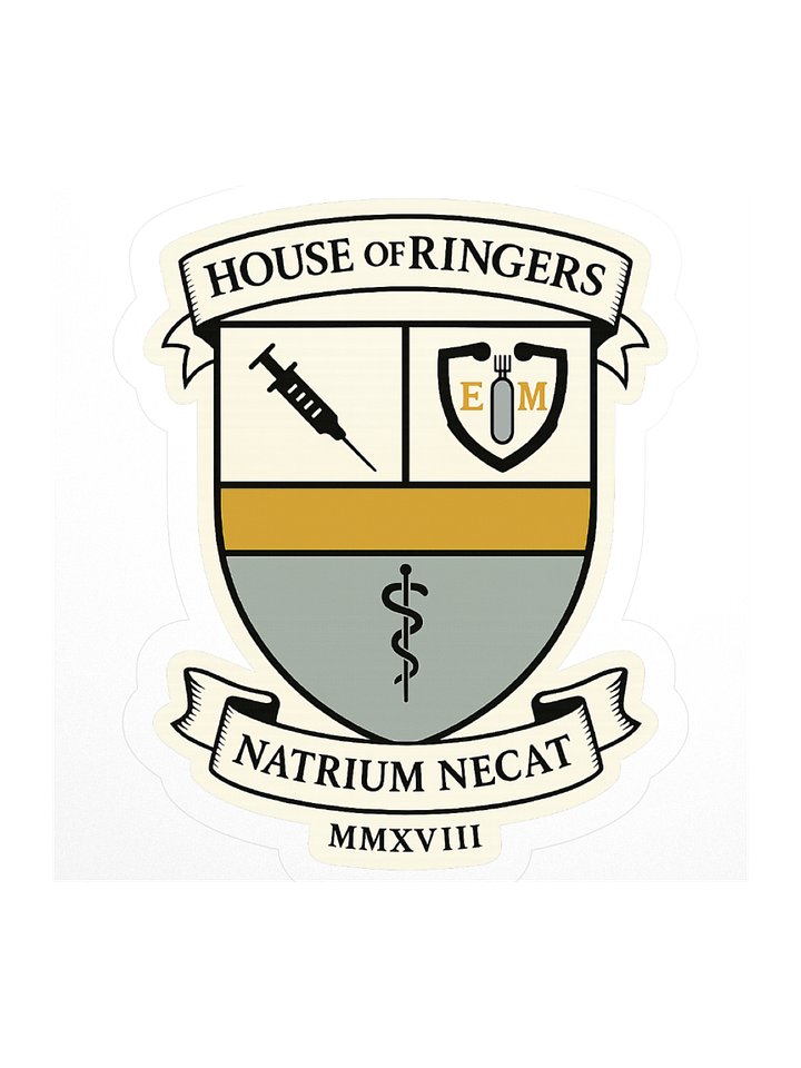 House of Ringers Crest Sticker product image (1)