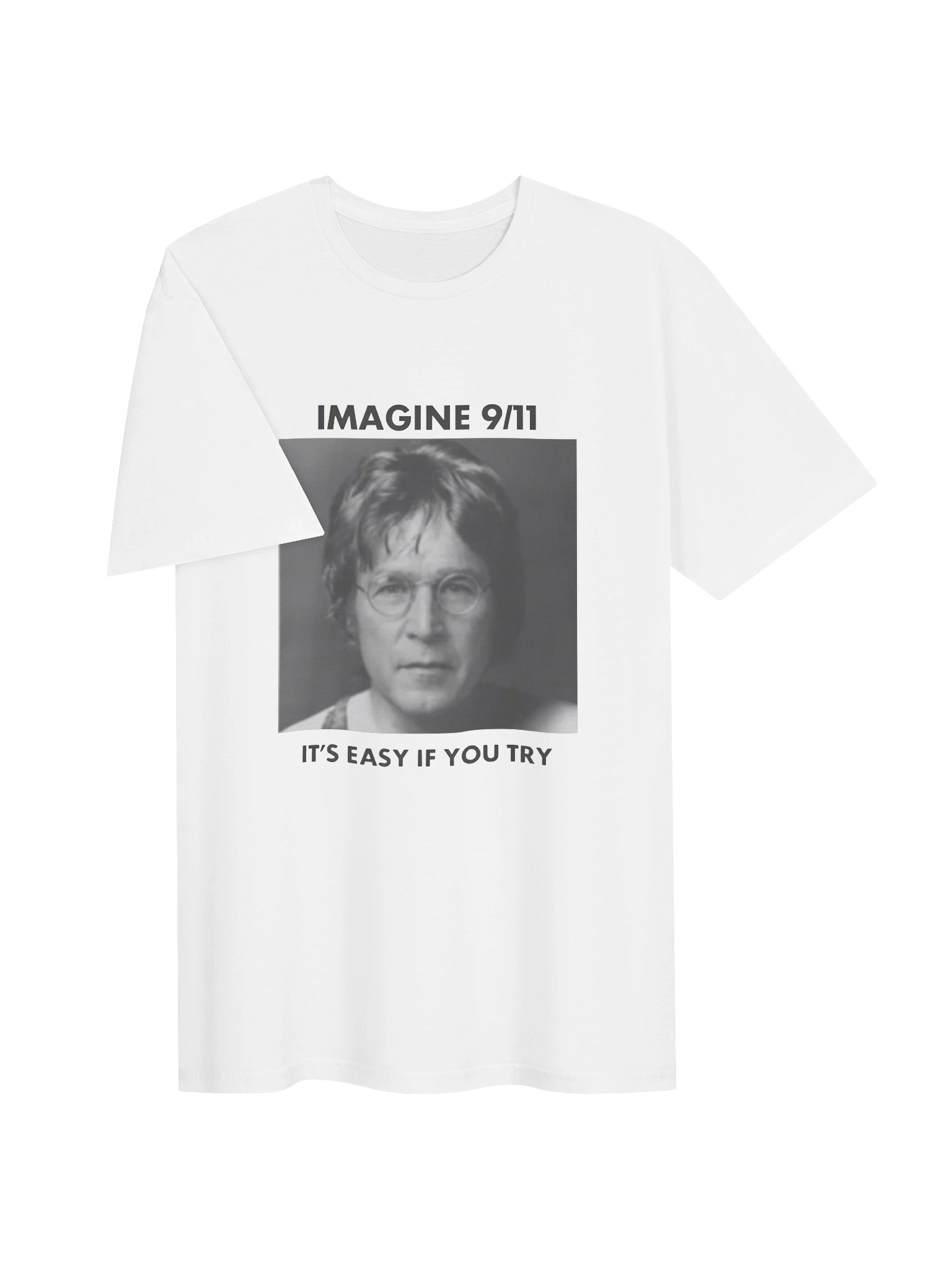 Imagine 9/11 It’s Easy If You Try Vintage Graphic Shirt product image (37)
