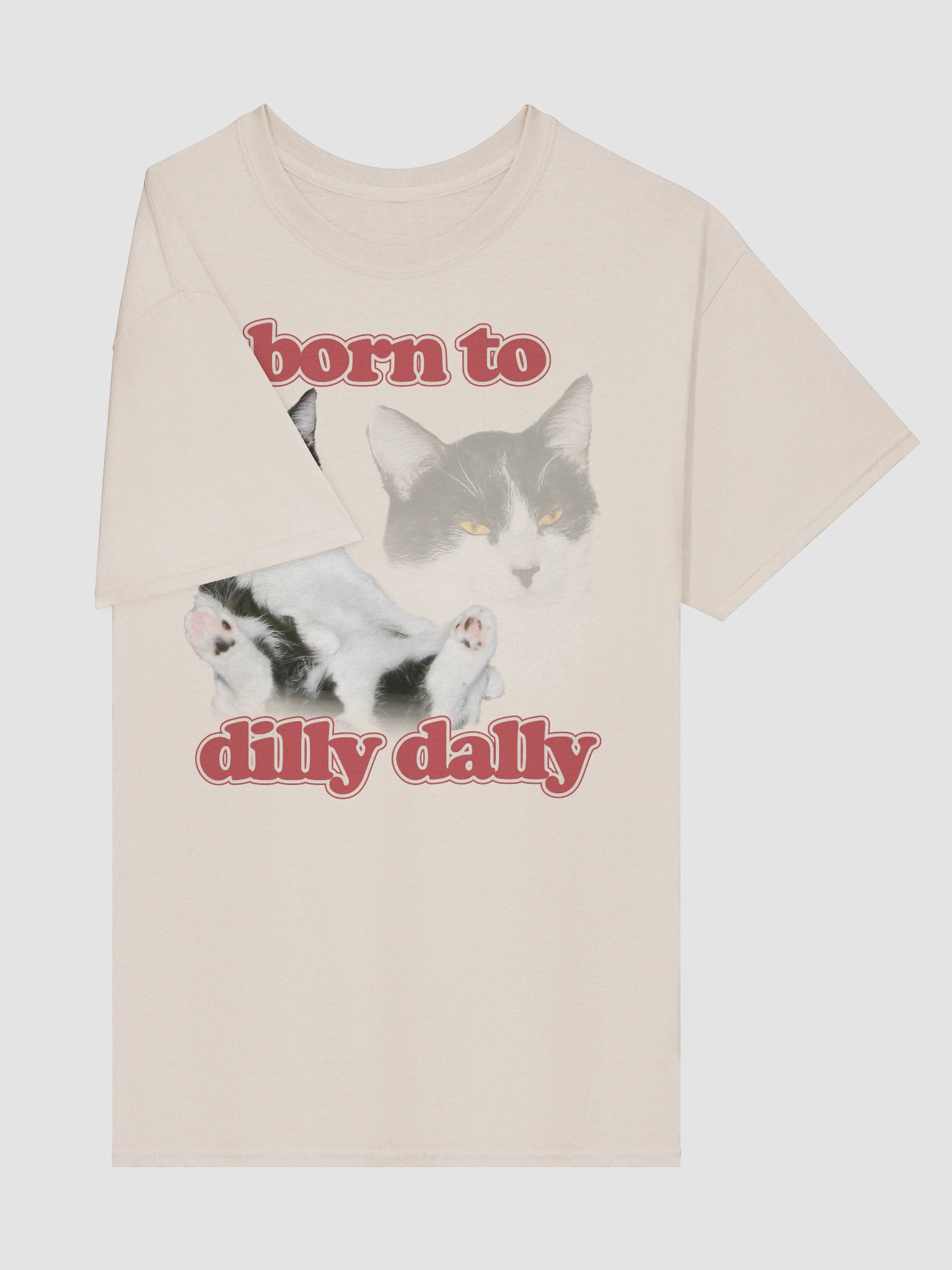 Born to Dilly Dally Cat T-shirt product image (41)