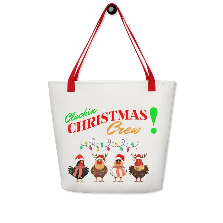 Chicken Christmas Crew Tote product image (2)