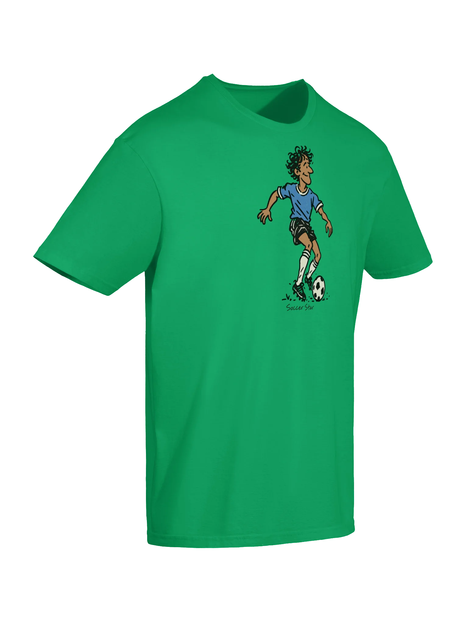 Soccer Star Cartoon Player T-Shirt product image (6)