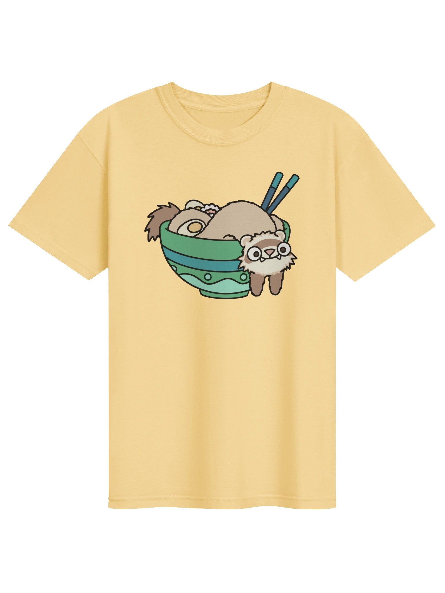 Ferret Ramen Japanese | T-Shirt product image (1)
