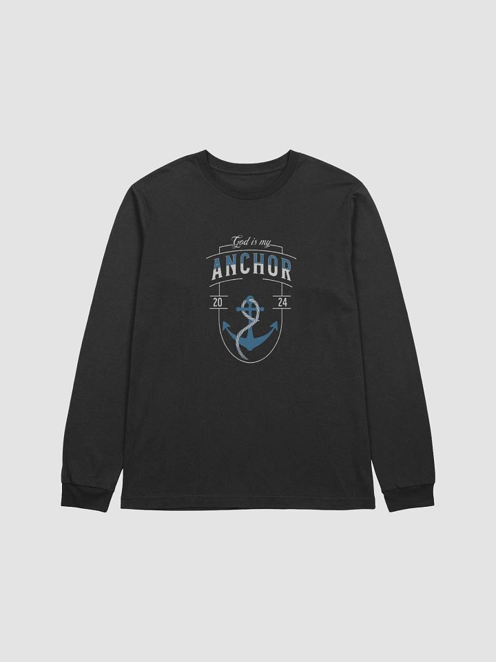 God is My Anchor Eco Long Sleeve T-Shirt - Christian Inspired product image (2)