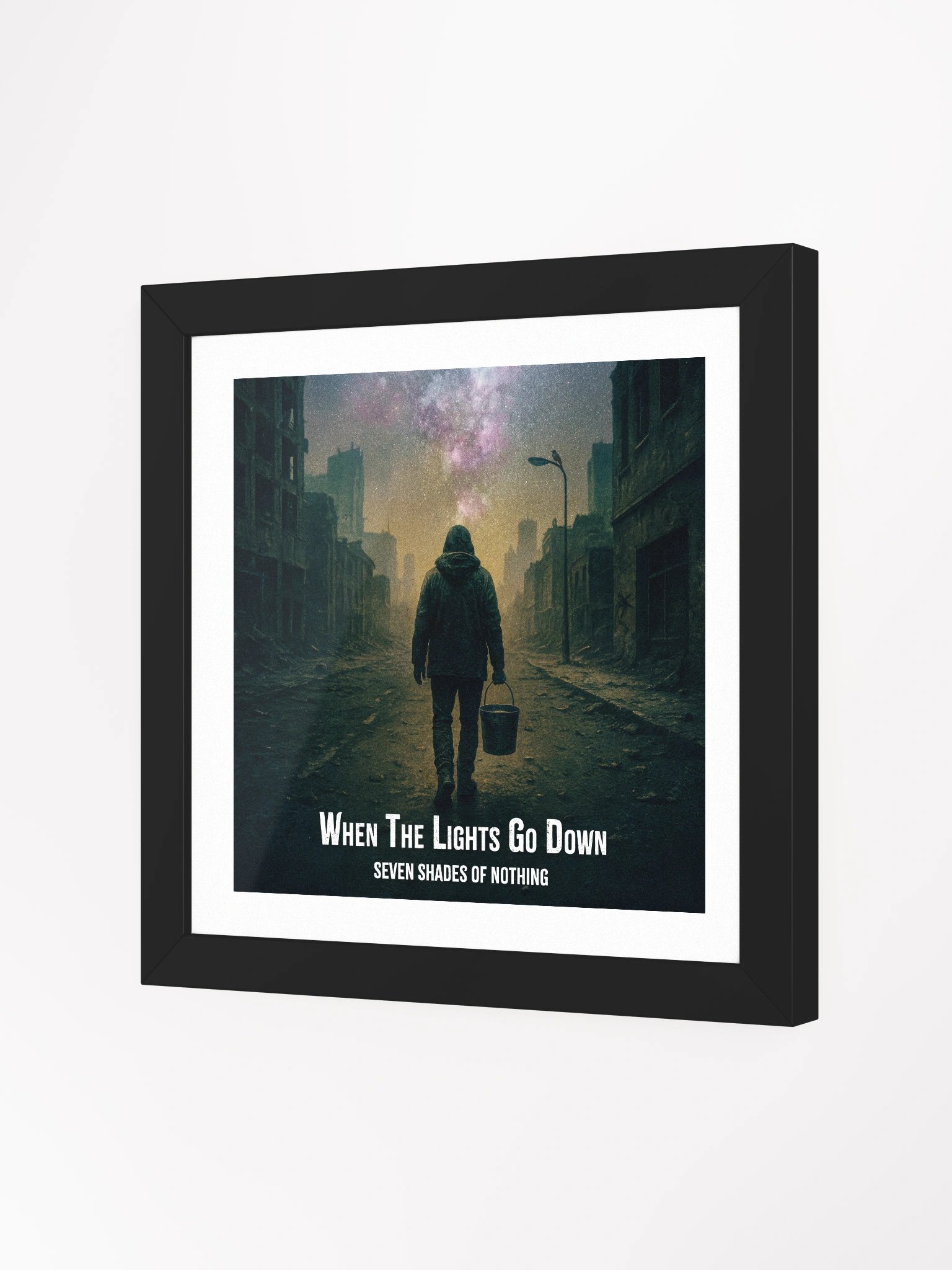 When The Lights Go Down | Original Single Artwork – Framed High-Quality Matte Poster product image (2)