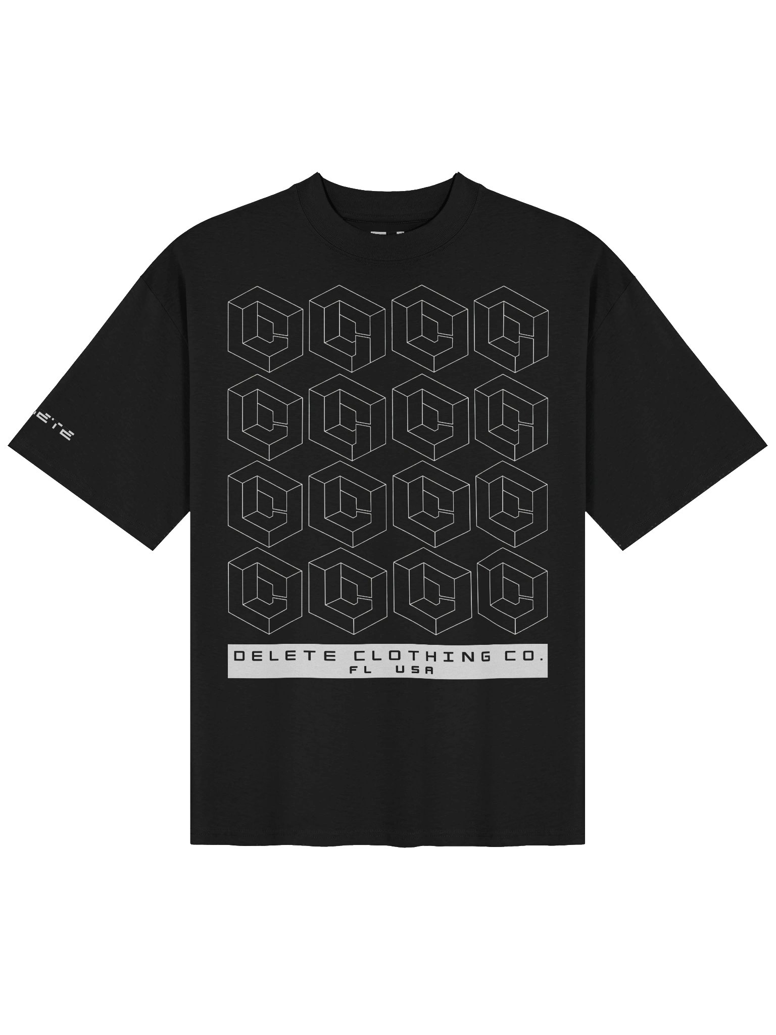 Delete "Optical Preclusion" Oversize T-Shirt product image (1)