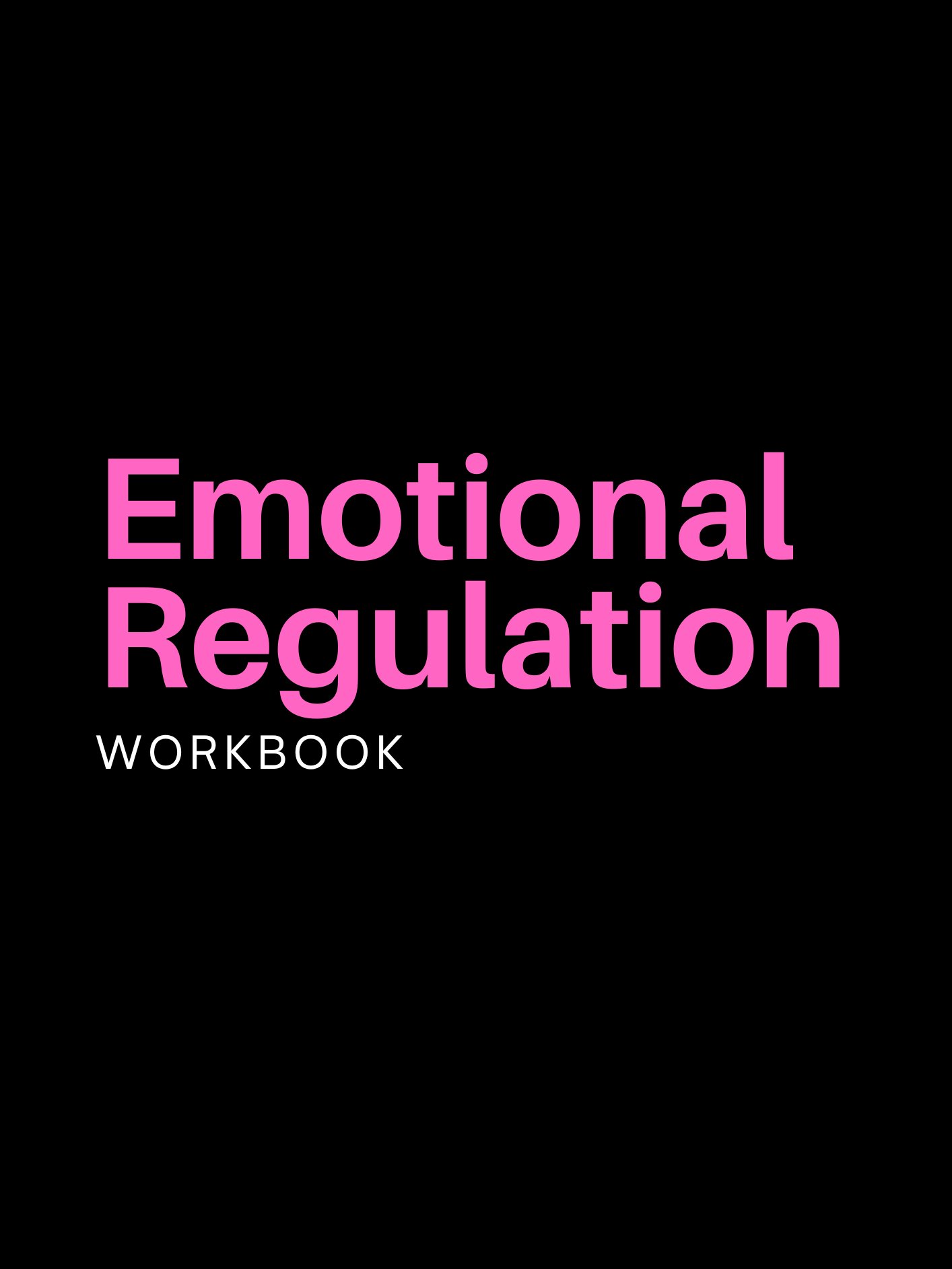 Emotional Regulation Workbook product image (1)