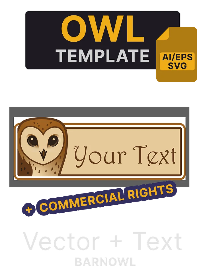 Barnowl Panel Template product image (1)