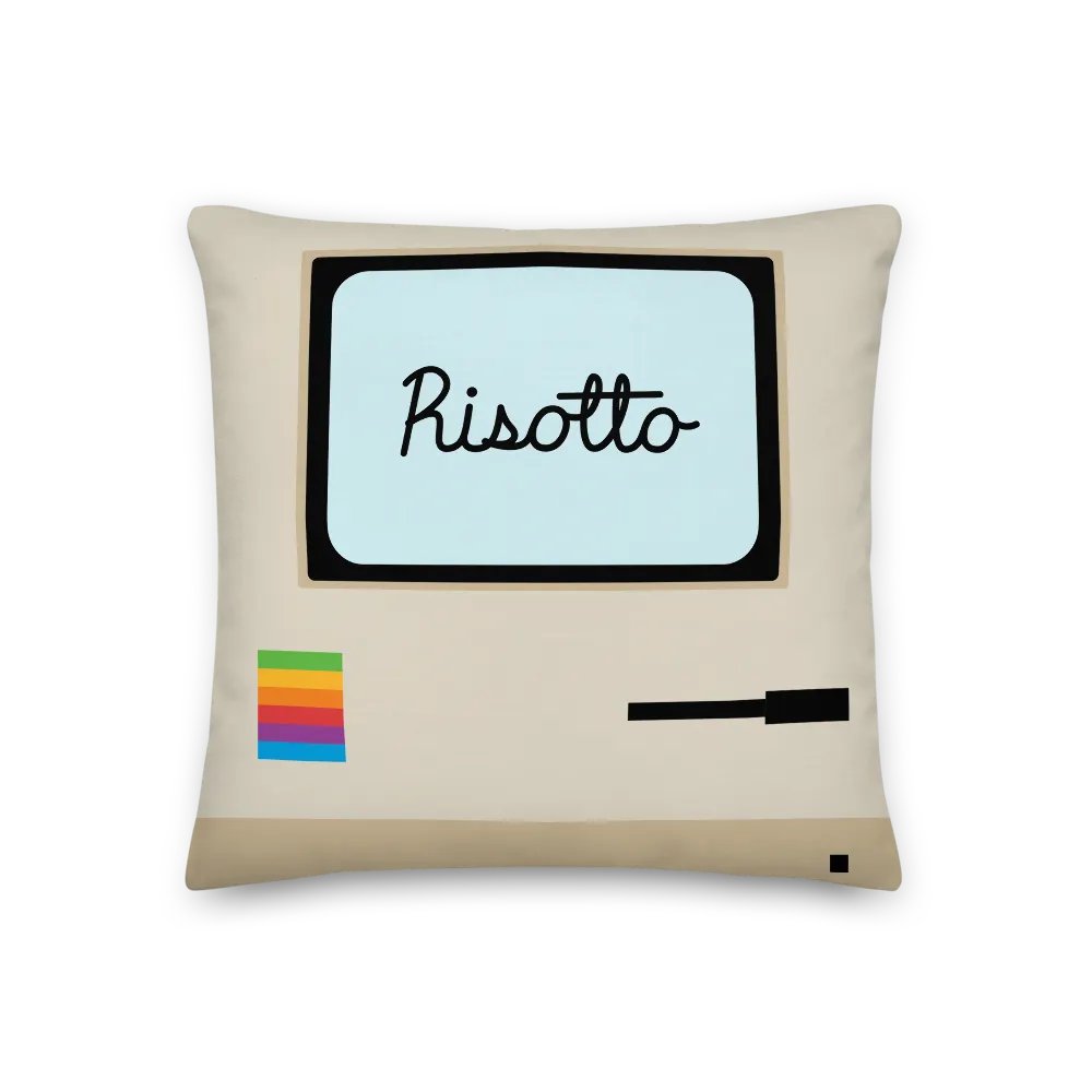 Risotto Retro Computer Pillow product image (1)