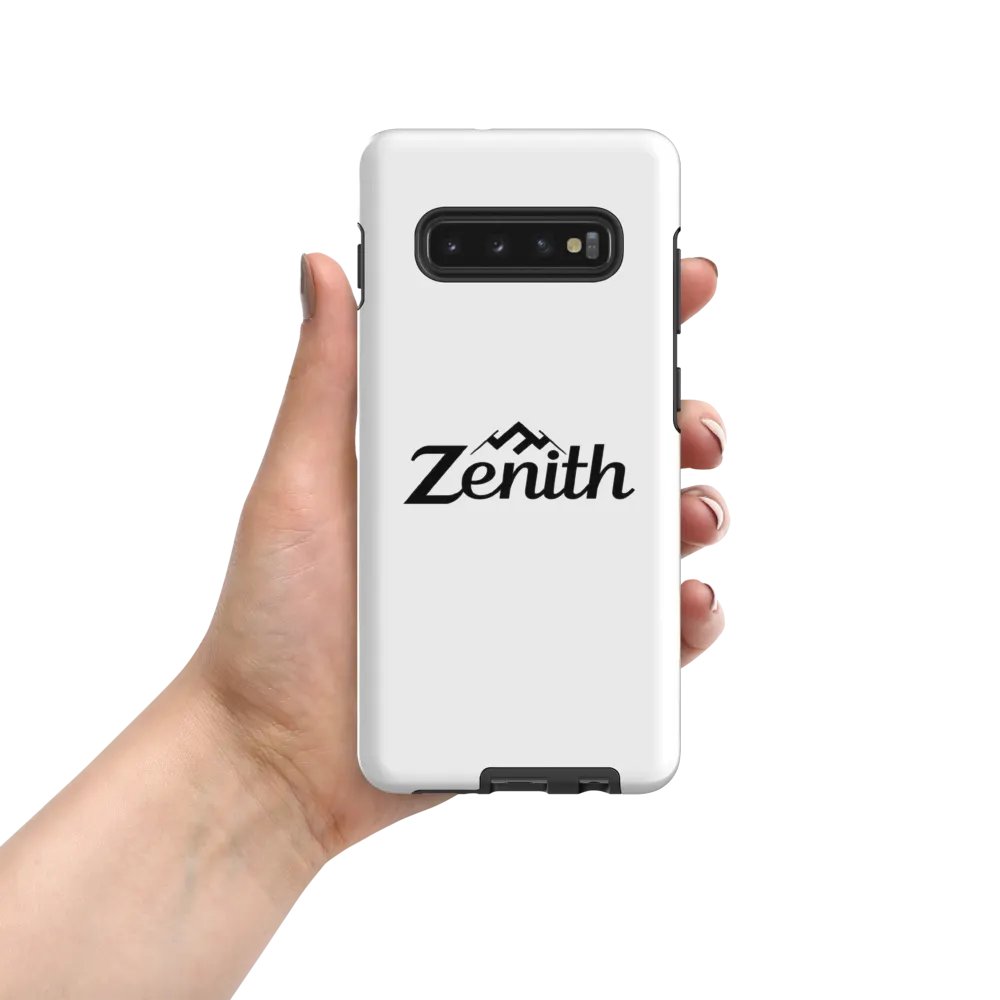 White Zenith Design Tough Case for Samsung Galaxy S10-S25 - Wireless Charging Compatible product image (2)
