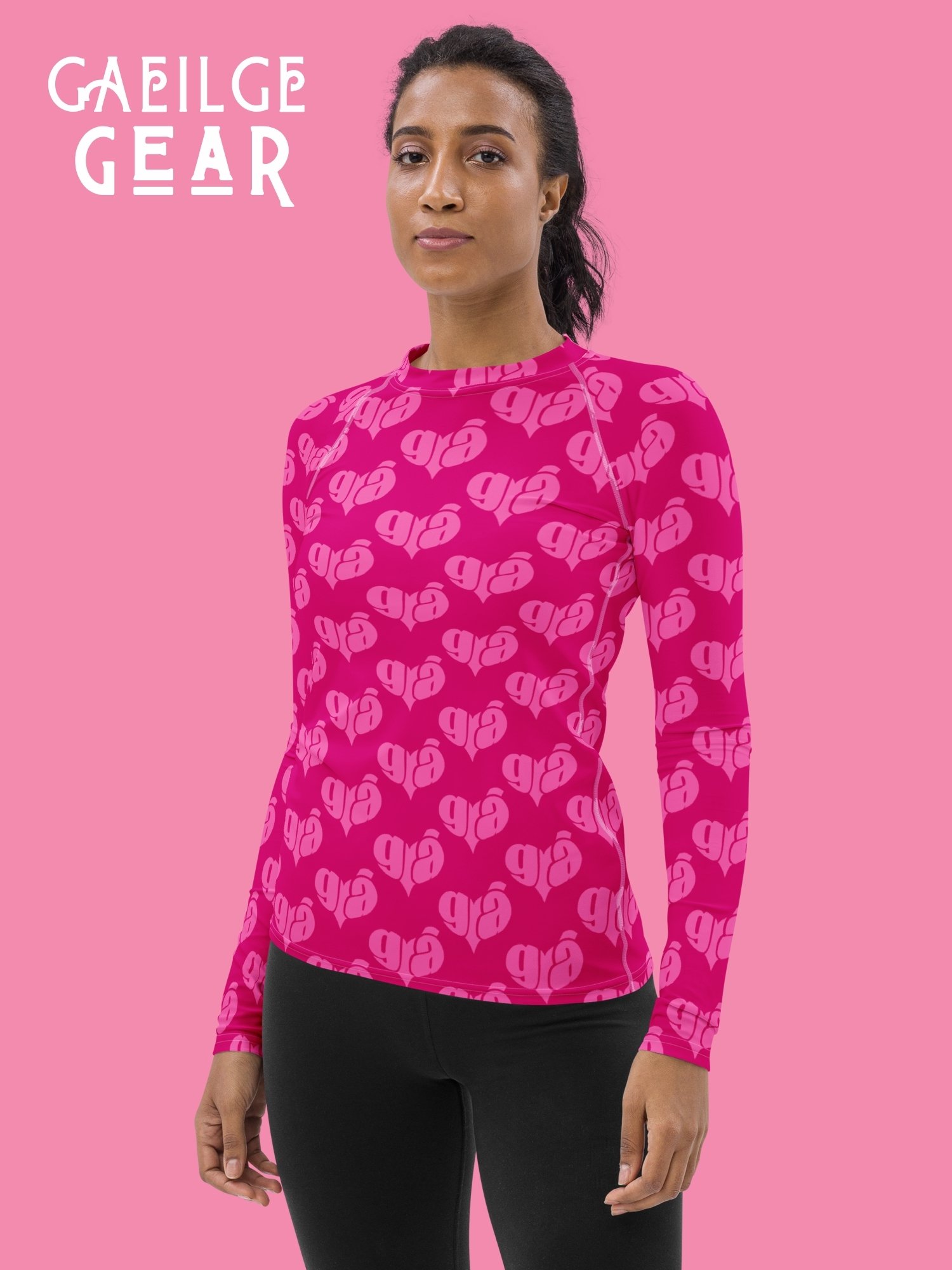 Grá Meaning Love 🩷 Ladies Sea Swimming Rash Guard product image (1)