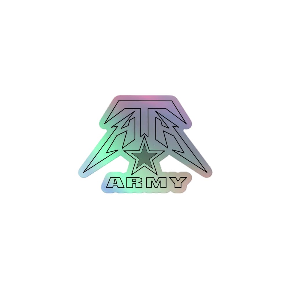 HTH Army Holographic Sticker product image (1)