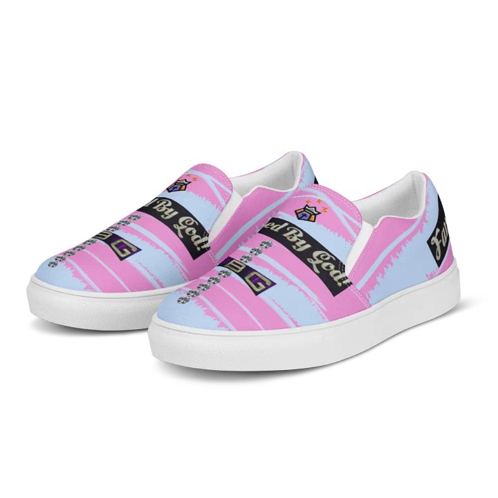 BBG Pink and Light Blue Women's Slip On product image (1)