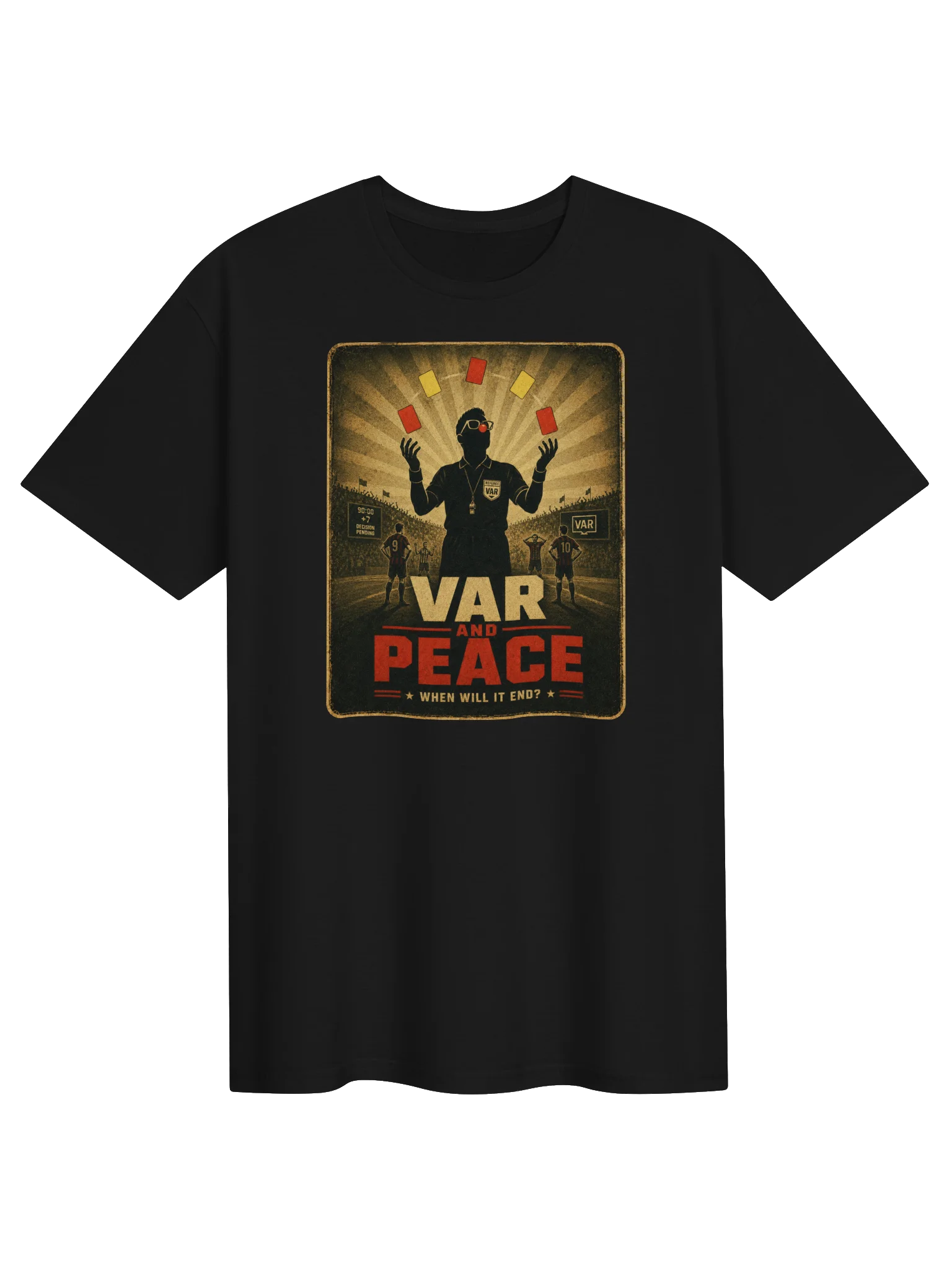 VAR and Peace Soccer Tee product image (1)