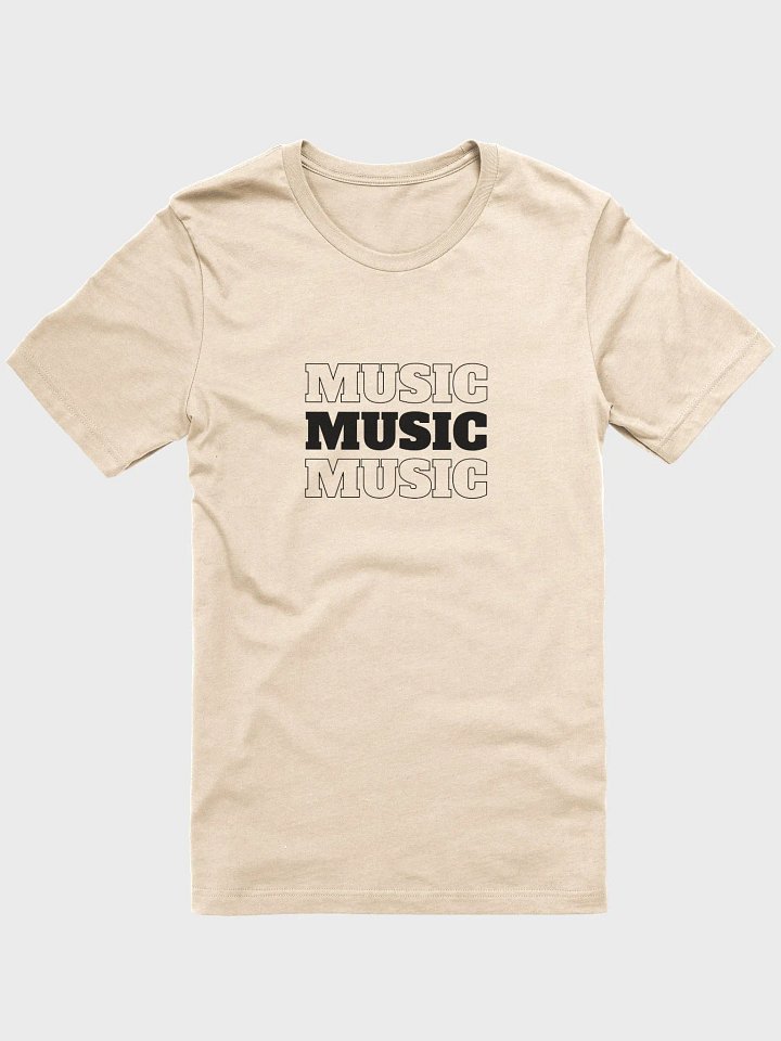 Music Triplet T-Shirt - Cream product image (1)
