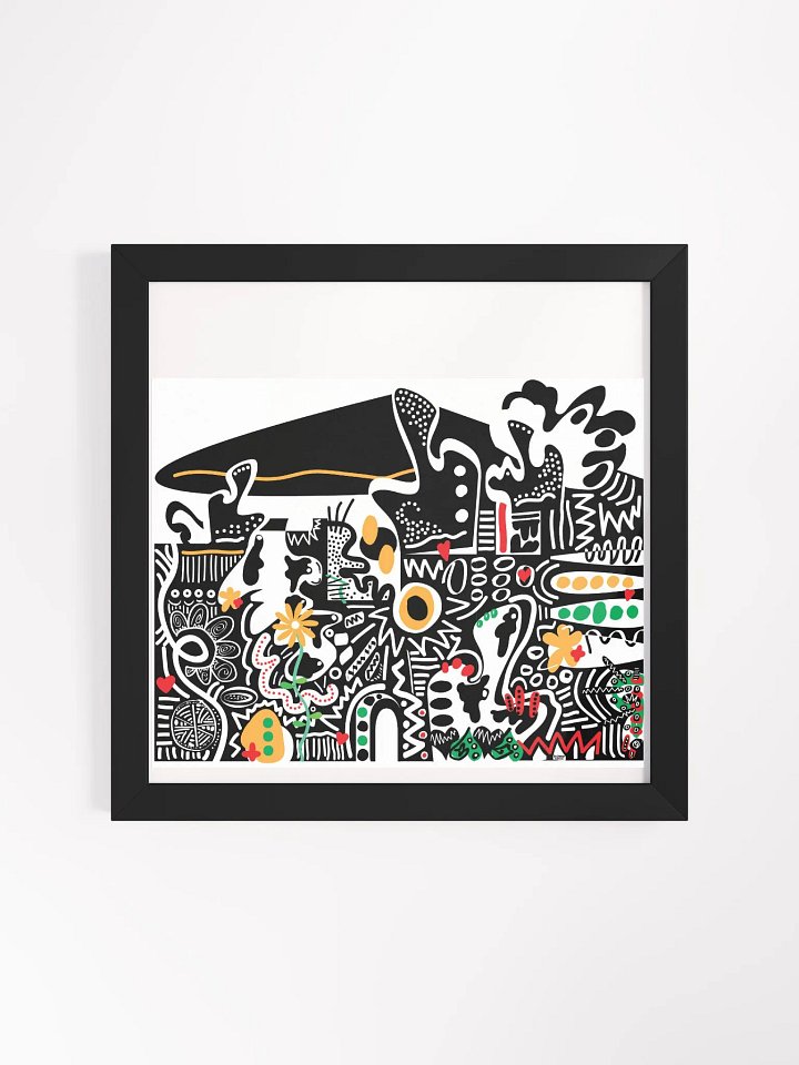 This Print Pays Rent Framed product image (1)