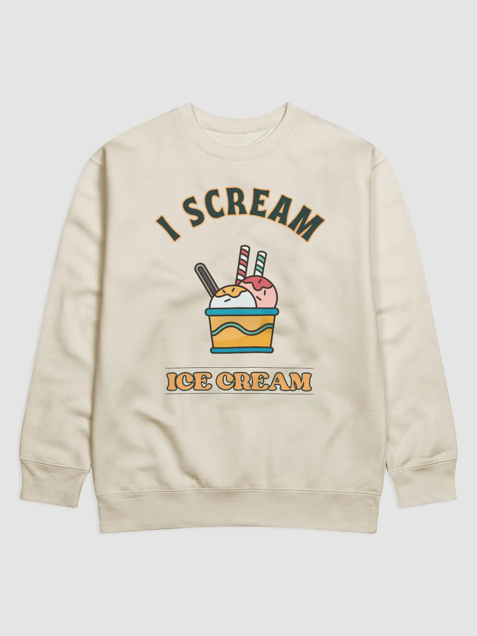Ice Cream Sundae Dream Cotton Sweatshirt product image (5)