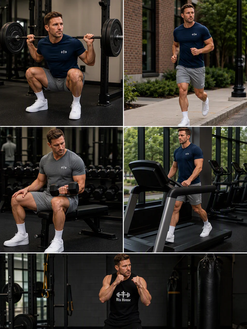 His House Faith & Fitness Mens Workout Starter Bundle by His House