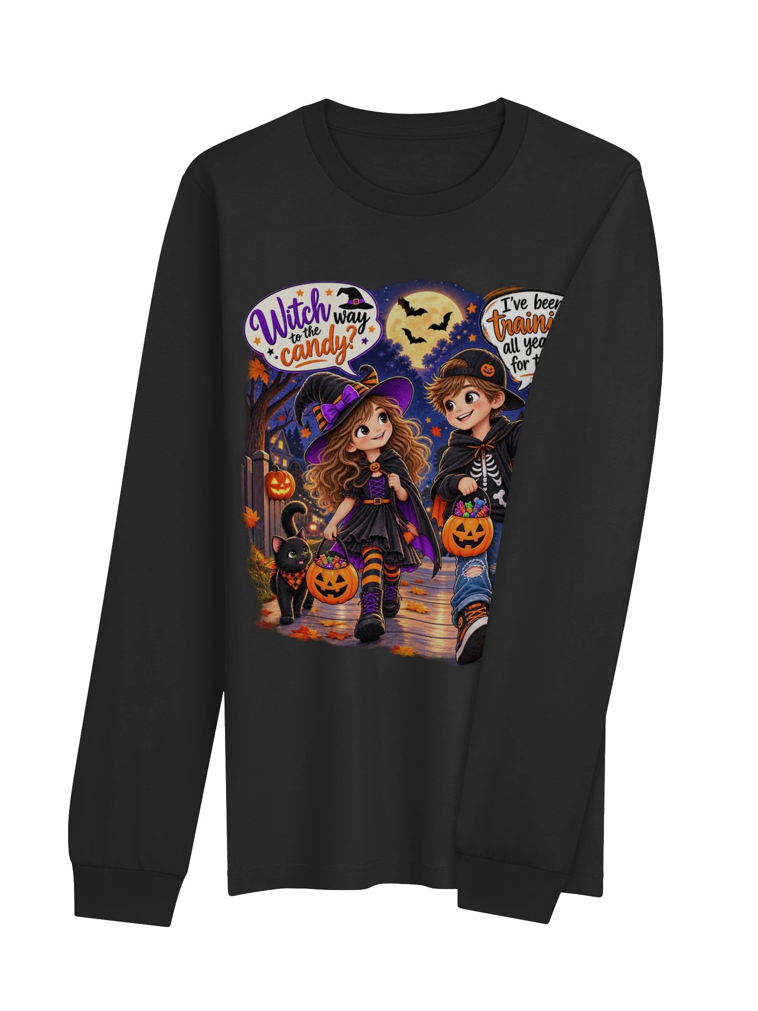 Trick or Treat Long Sleeve Tee product image (4)