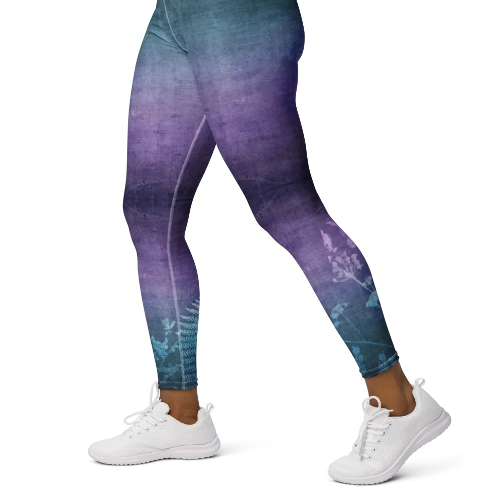 Blue Wildflowers Leggings product image (3)