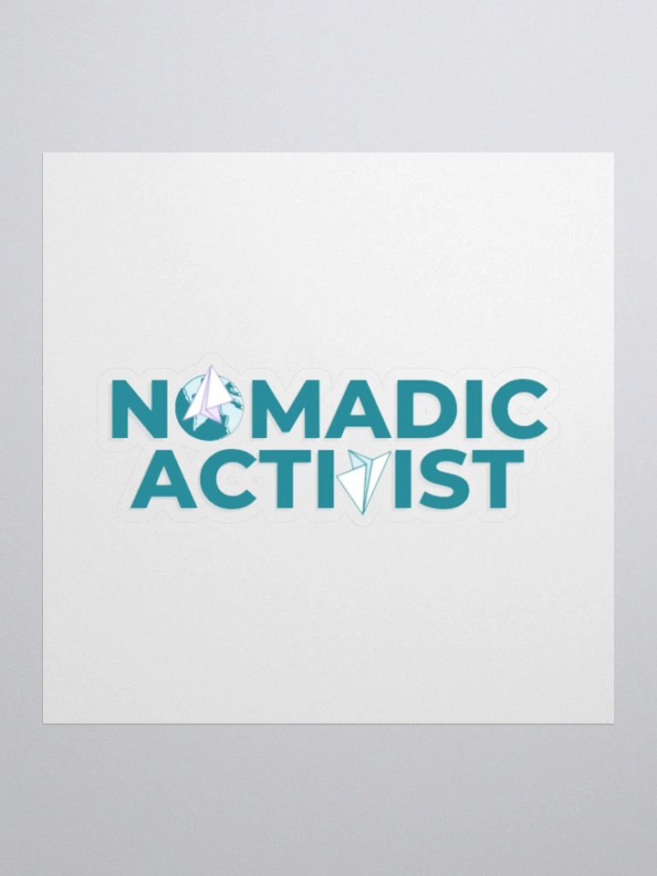 Nomadic Activist Sticker product image (1)