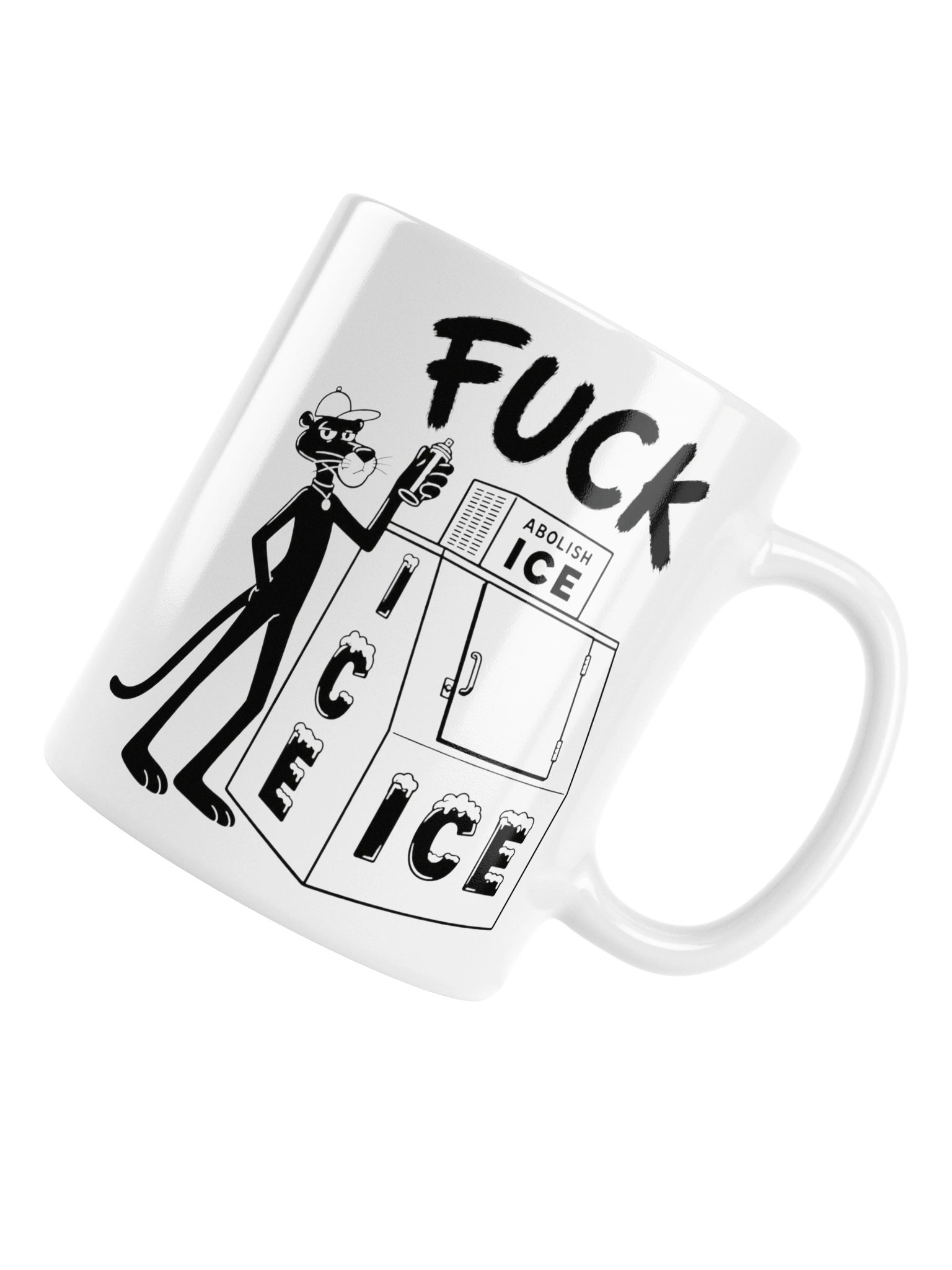 Fuck ICE Panther Protest Mug product image (3)