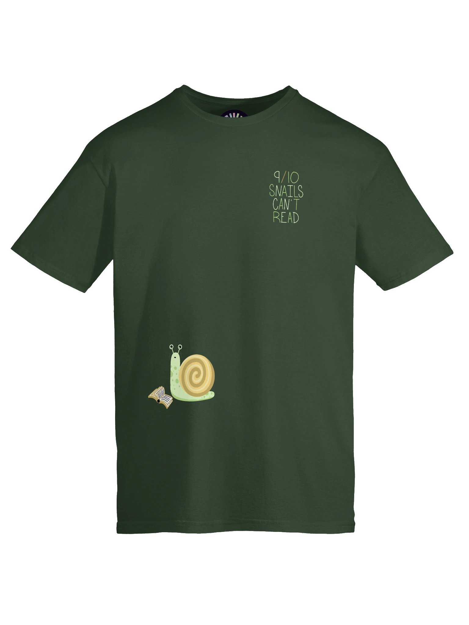 9/10 Snails Can't Read - Tee product image (5)