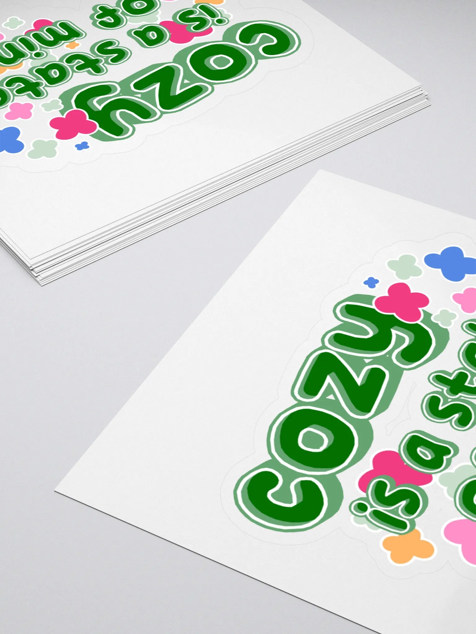 Cozy is a State of Mind Sticker product image (4)