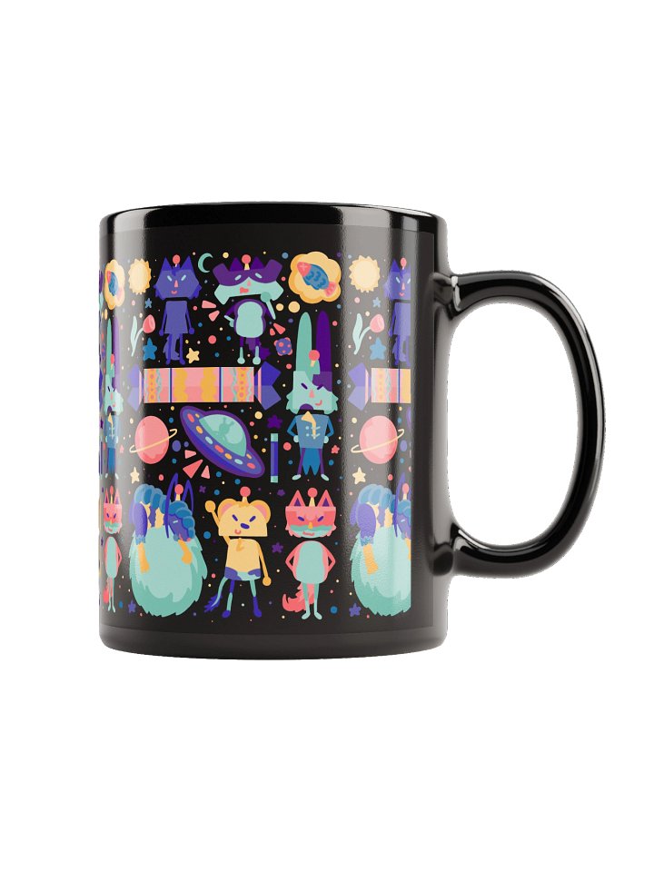 Cozy Cosmos Crew Black Mug 11oz product image (1)