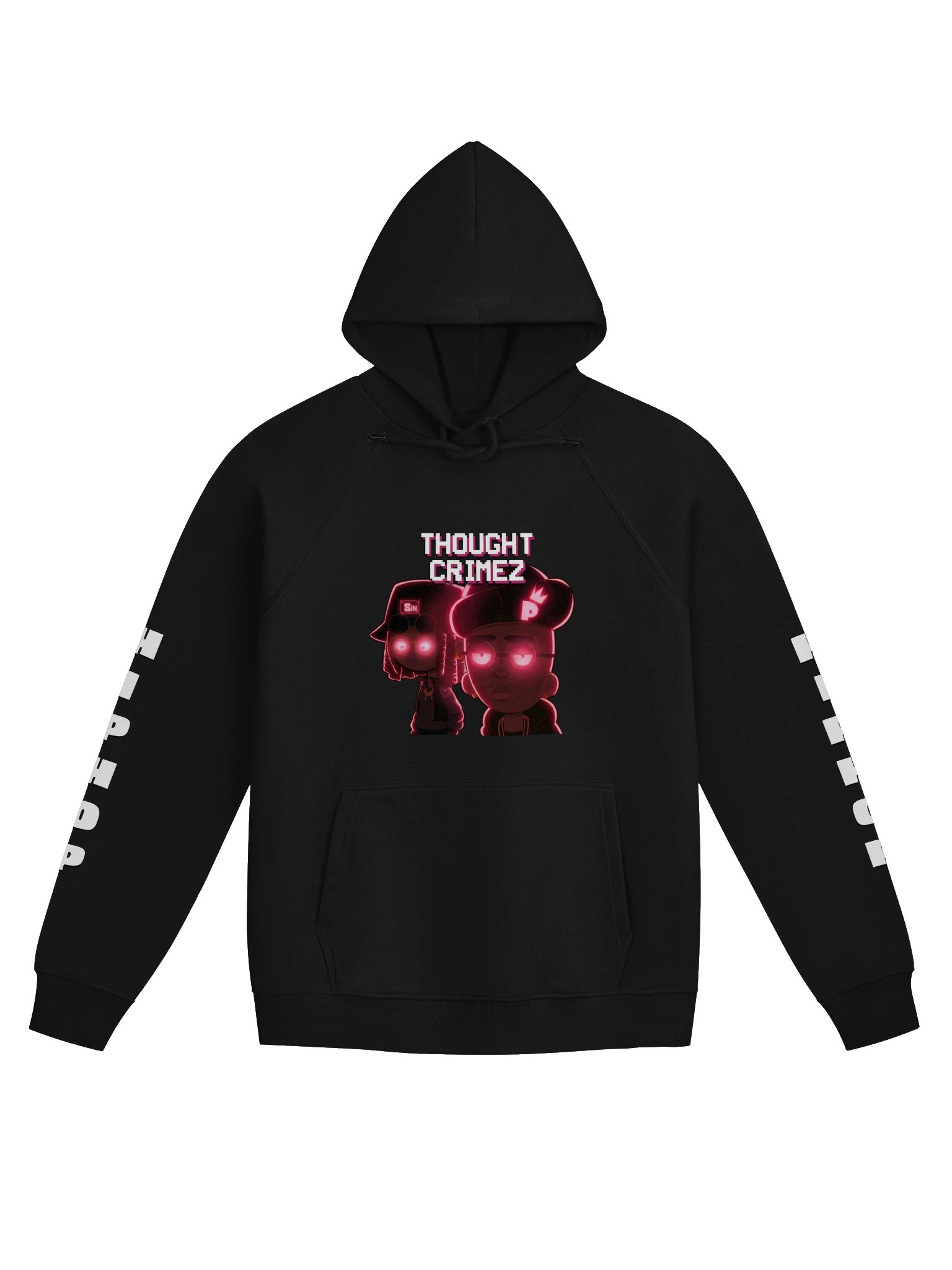 DARK Crimez Neon Glow Eco Hoodie product image (3)