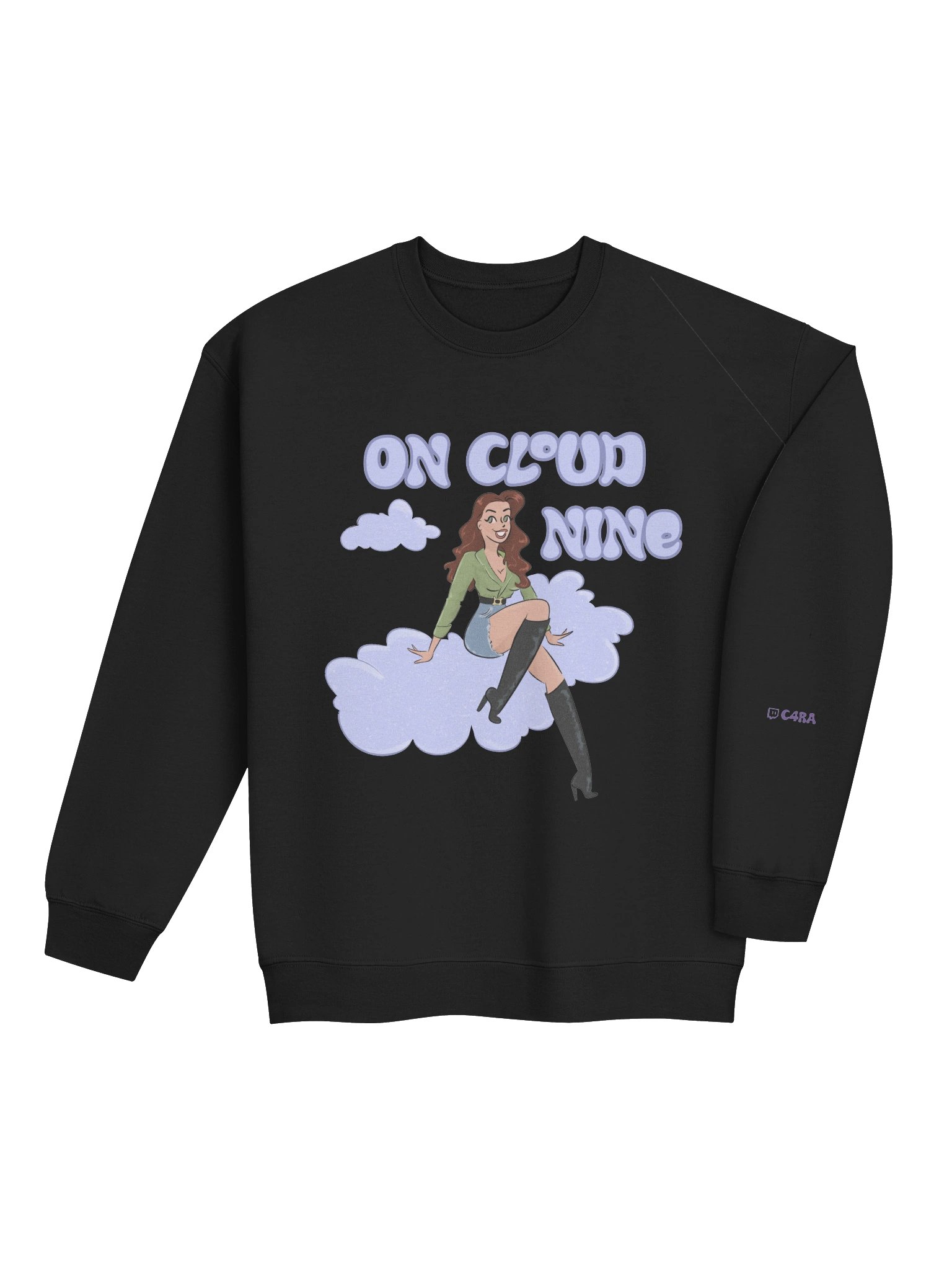 "On Cloud Nine" Gildan Crew product image (28)