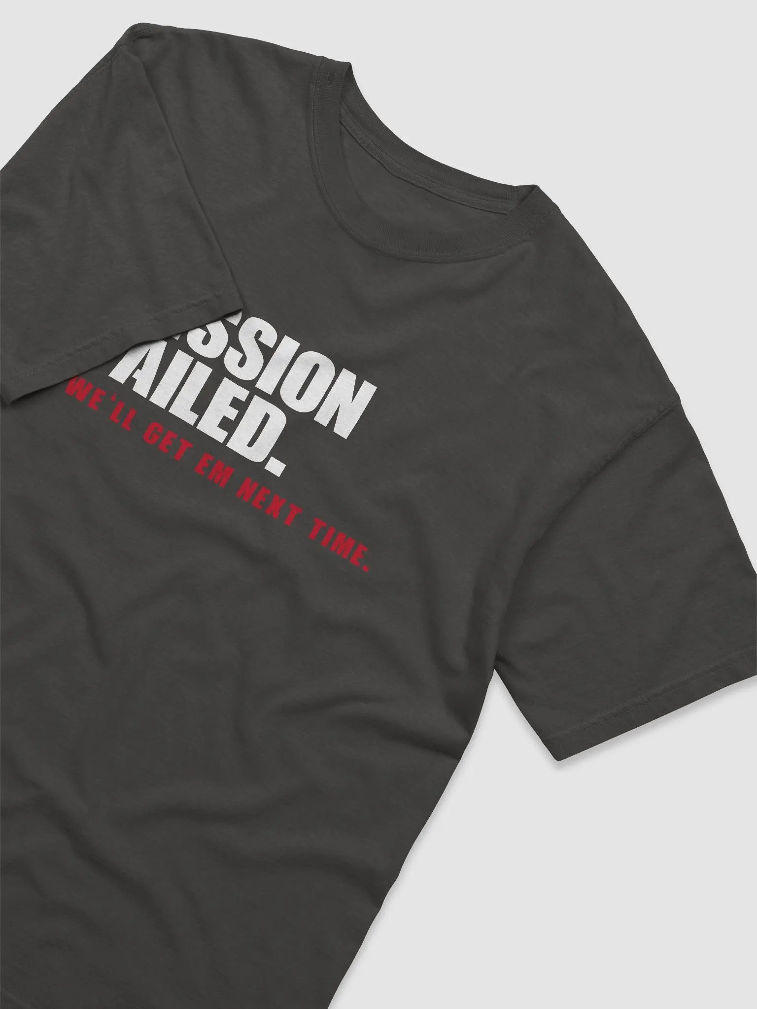 Mission Failed Tee - Charcoal product image (3)