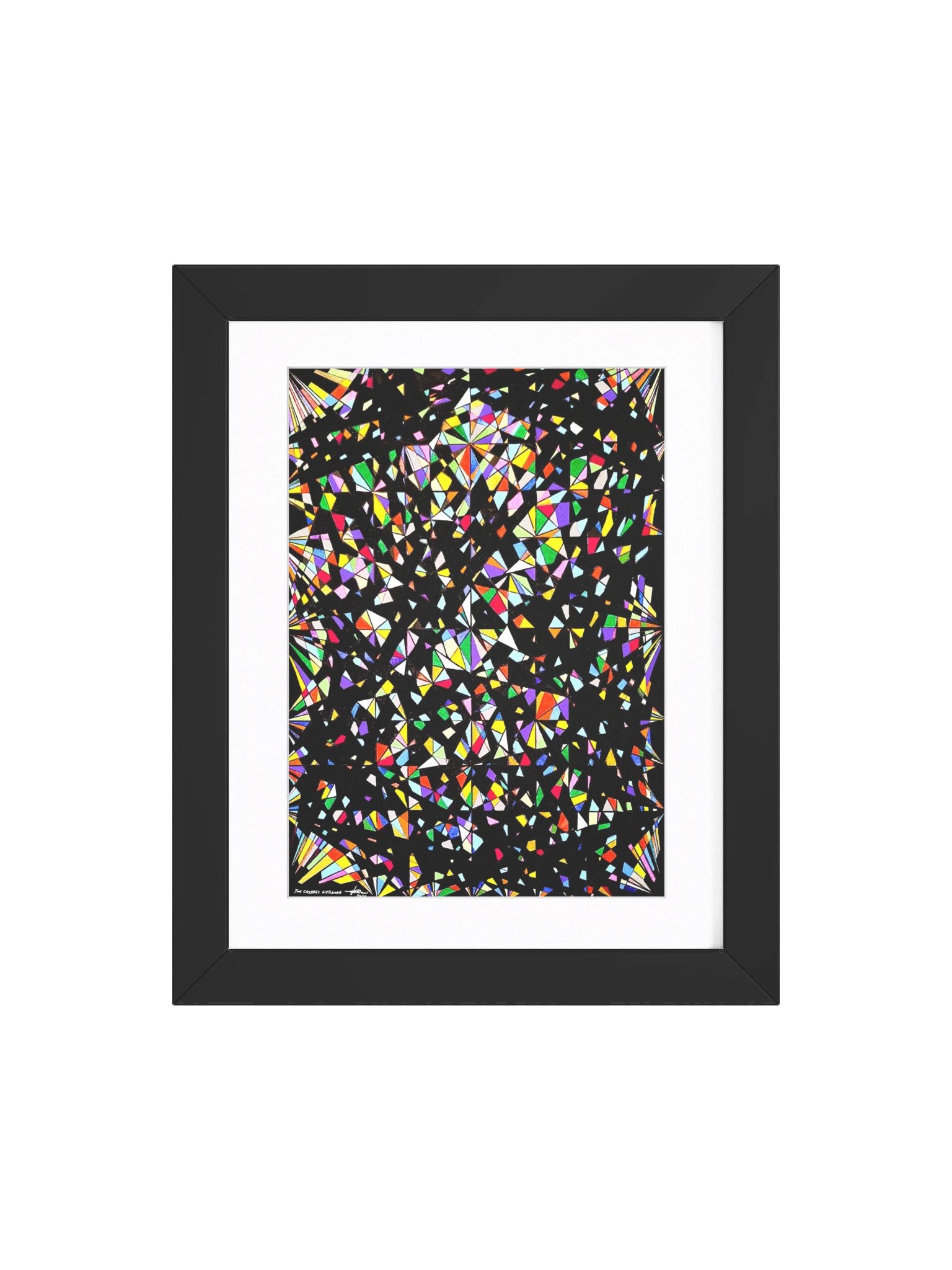 The Crystals Network — Fine Art Print with Frame product image (4)