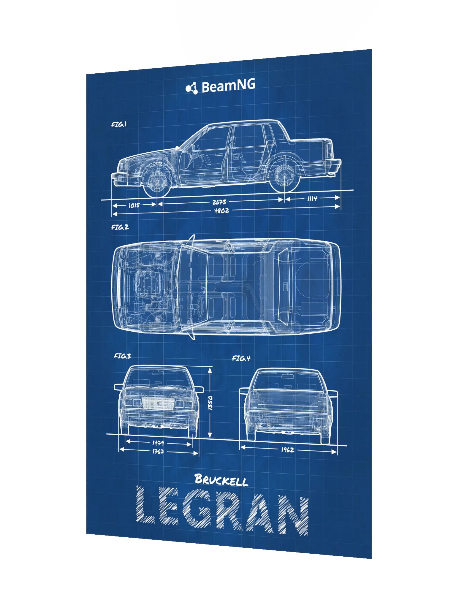 Bruckell Legran Blueprint Poster product image (3)
