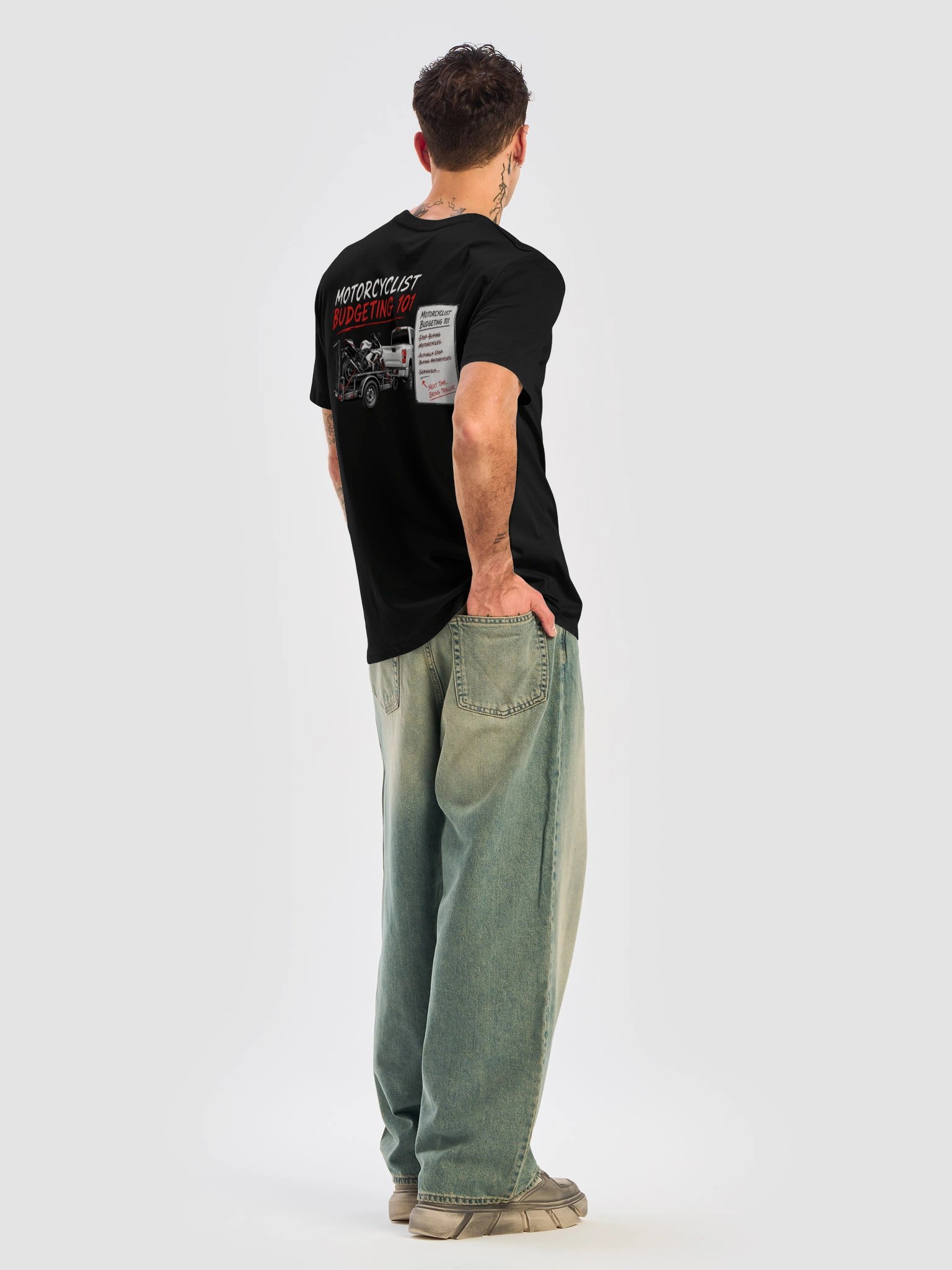 Motorcyclist Budgeting T-Shirt product image (7)