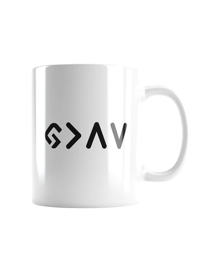 God is Greater Symbol Ceramic Mug – The Faith Habit Collection product image (1)